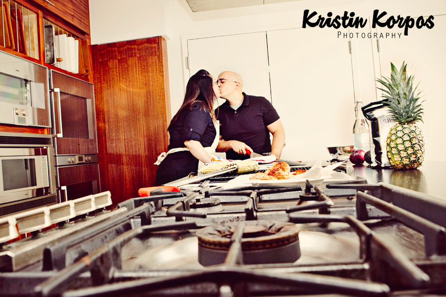 A42D0761 Kim & Johns Engagement   Cooking at BCAE Kitchen in Boston Wedding Photographer